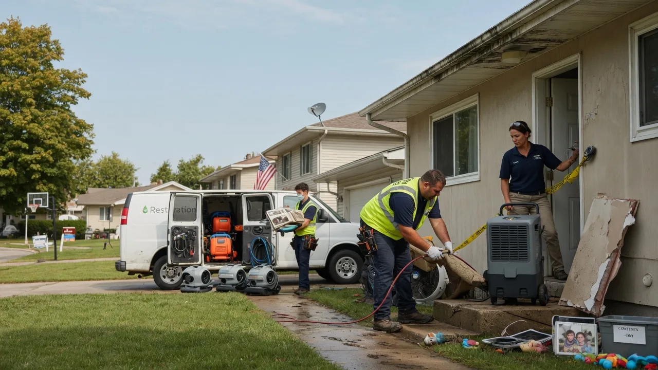 Water Damage Restoration in Rosamond, IL near me